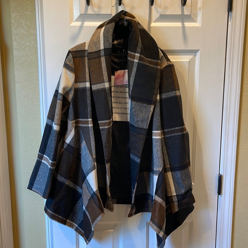 Chicwish wool wrap / pea coat jacket